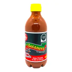 GENERICO - Salsa Muy Picante Etiqueta Negra La Botanera 370 g