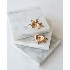 MI PLACARD - Aros Marina Flor Dorado