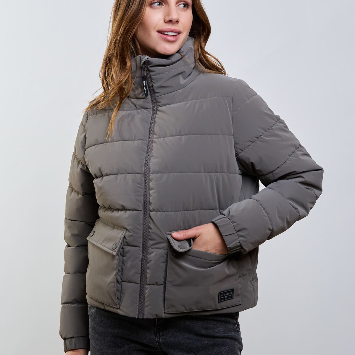 MAUI AND SONS - Parka Aspen Gold Café Mujer Maui And Sons