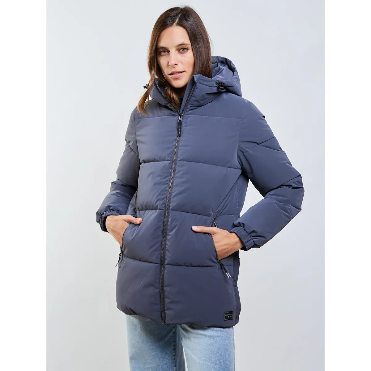 MAUI AND SONS - Parka Cream Gris Mujer Maui And Sons