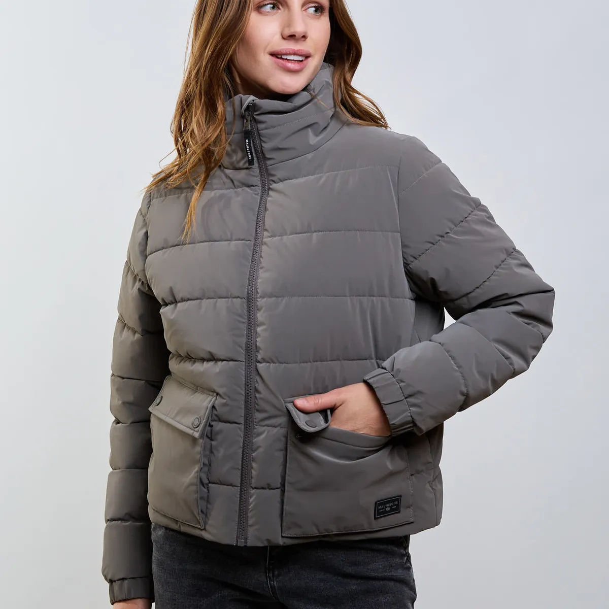 MAUI AND SONS - Parka Aspen Gold Café Mujer Maui And Sons