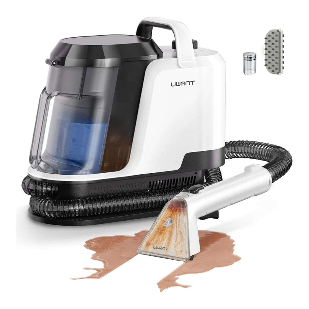 ACKMAN - Limpiador a Vapor Portátil UWANT Y100 Steam con Tanque de Agua Caliente