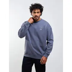 MAUI AND SONS - Poleron CR Oval Seal Gris Hombre