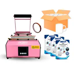 GENERICO - Sublimadora De Tazones Doble Termos Botellas Tazas Hoby I09