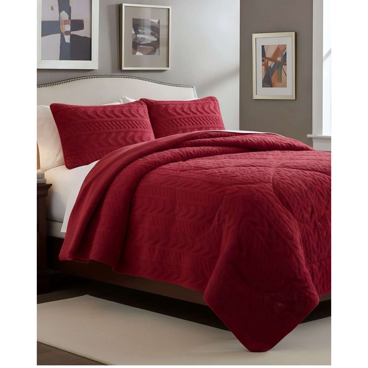 GENERICO - COBERTOR SUAVE DE INVIERNO CON CHIPORRO KING12