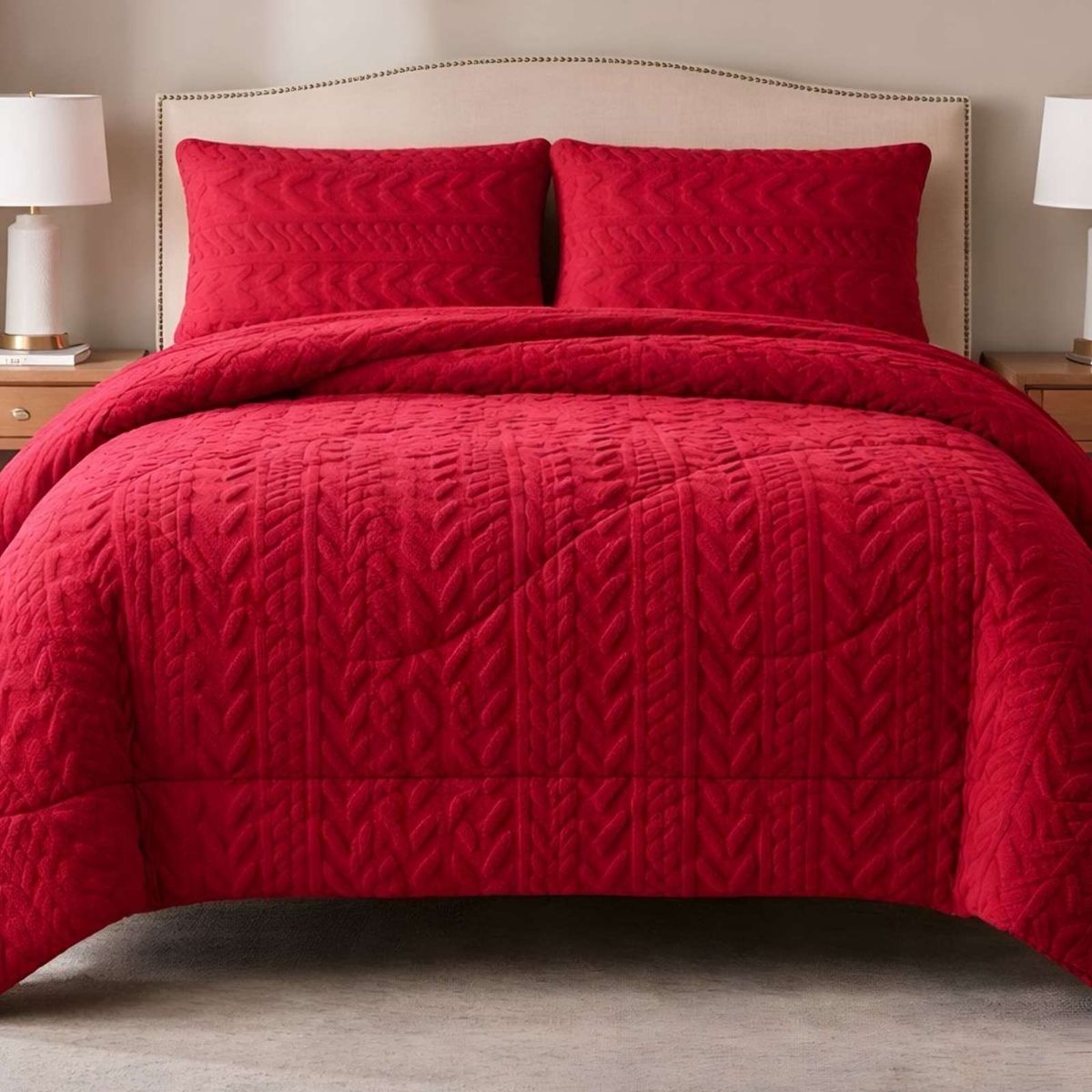 GENERICO - COBERTOR SUAVE DE INVIERNO CON CHIPORRO KING12