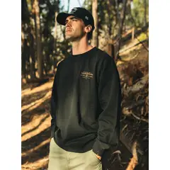 MAUI AND SONS - Poleron CR Secret place Negro Hombre