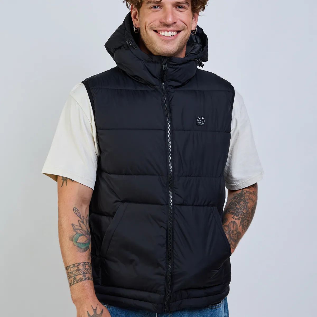 MAUI AND SONS - Parka Myth Negro Hombre Maui And Sons
