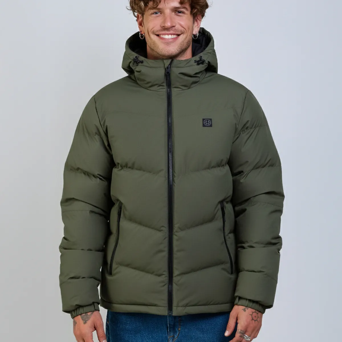 MAUI AND SONS - Parka Bruma Verde Hombre Maui And Sons