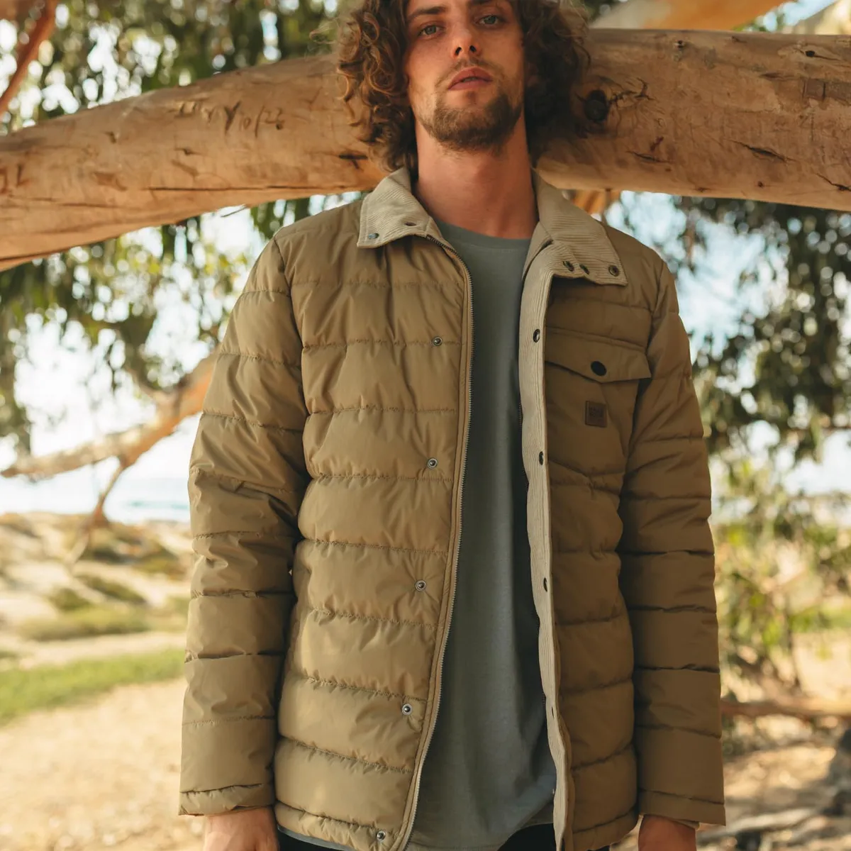 MAUI AND SONS - Parka Nexus Café Hombre Maui And Sons