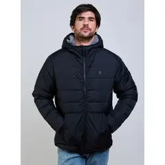 MAUI AND SONS - Parka Reversible Flux Negro Hombre