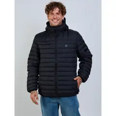 MAUI AND SONS - Parka Halo Negro Hombre