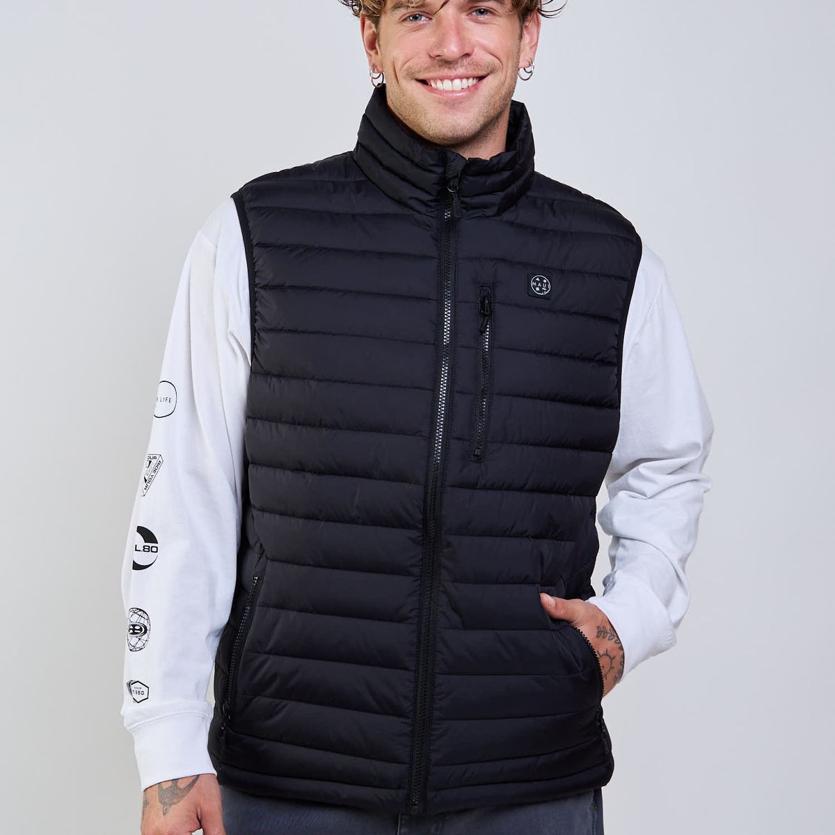 MAUI AND SONS - Parka Pulse Negro Hombre Maui And Sons