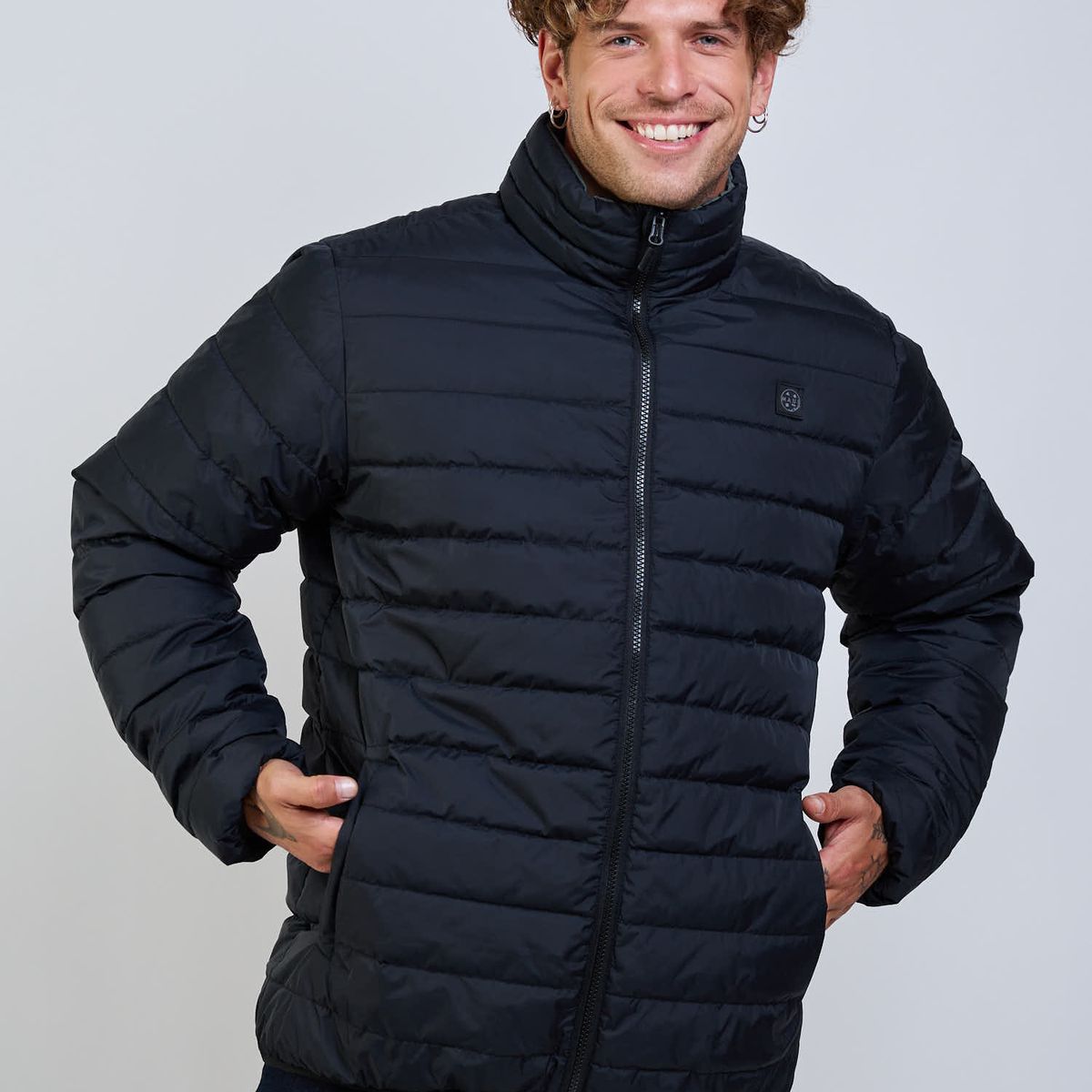 MAUI AND SONS - Parka Reversible Alpha Negro Hombre Maui And Sons