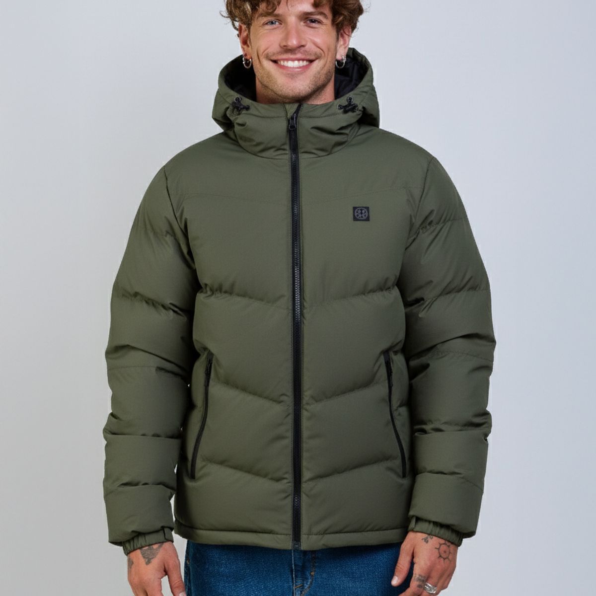 MAUI AND SONS - Parka Bruma Verde Hombre Maui And Sons