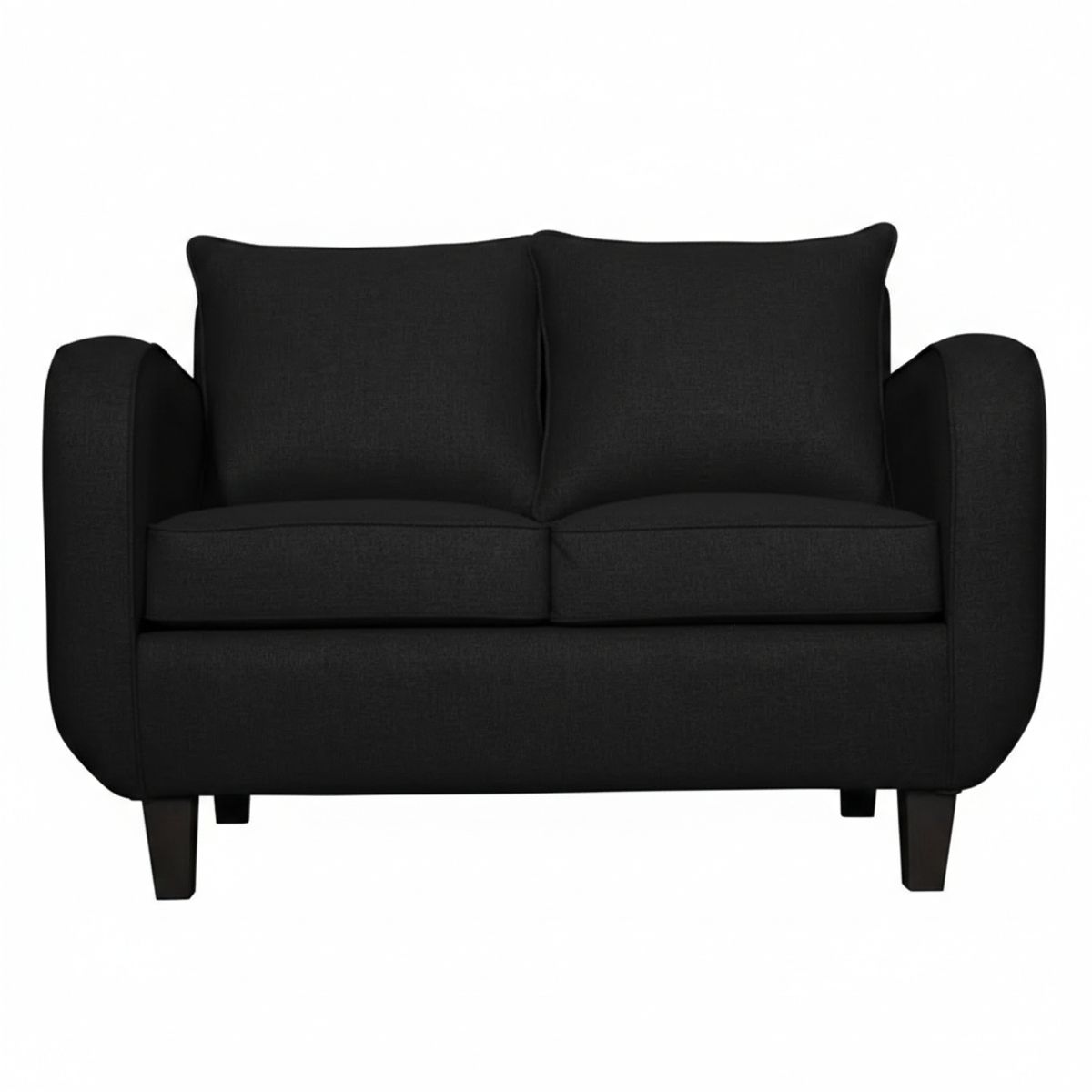 RUZAM MOBEL - SOFÁ 2 CUERPOS CRONOS NEGRO