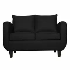 RUZAM MOBEL - SOFÁ 2 CUERPOS CRONOS NEGRO