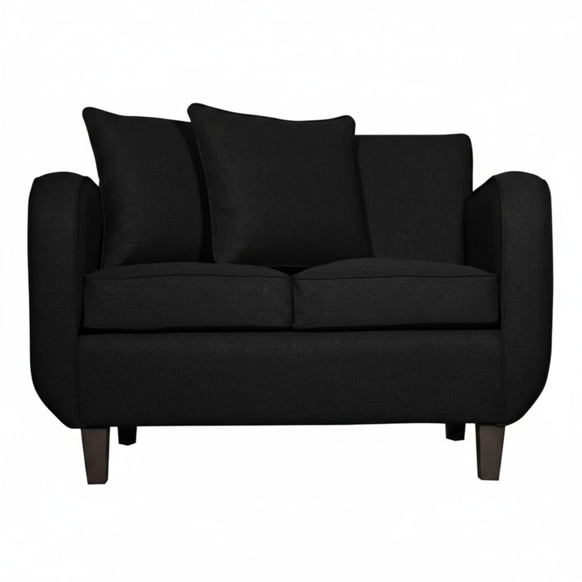 RUZAM MOBEL - SOFÁ 2 CUERPOS CRONOS NEGRO