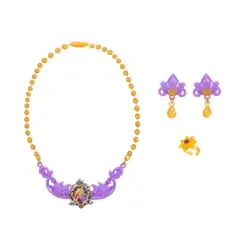 DISNEY - Set De Collar Y Aros Princesas De - Rapunzel