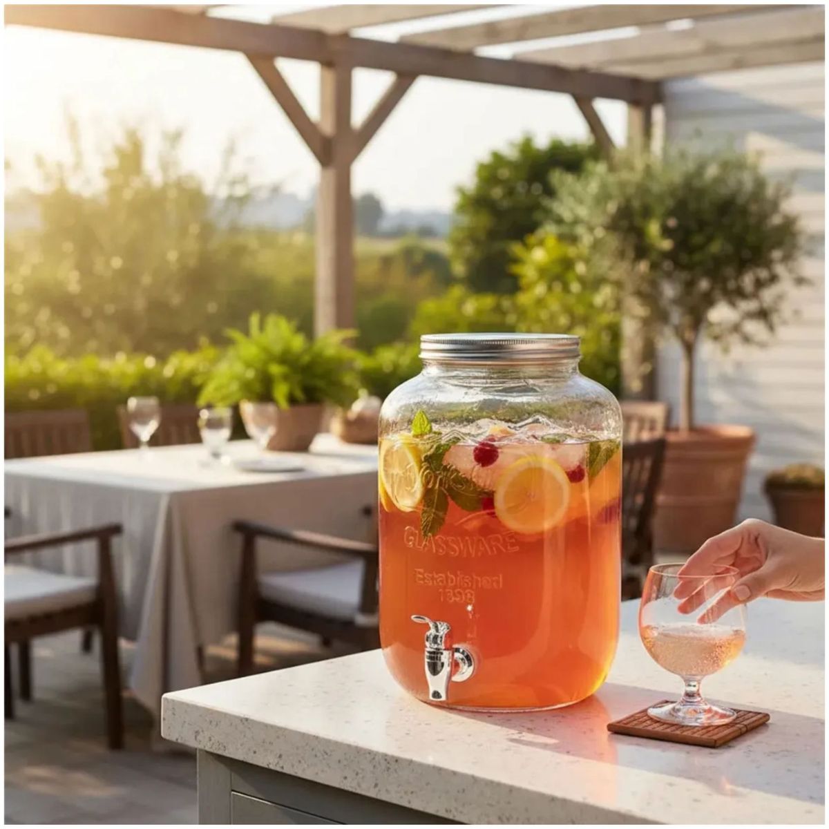 GENERICO - Dispensador De Agua Jugos Bebidas 8L