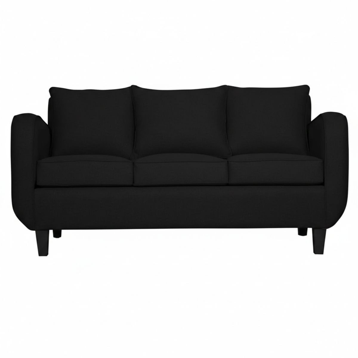 RUZAM MOBEL - SOFÁ 3 CUERPOS CRONOS NEGRO