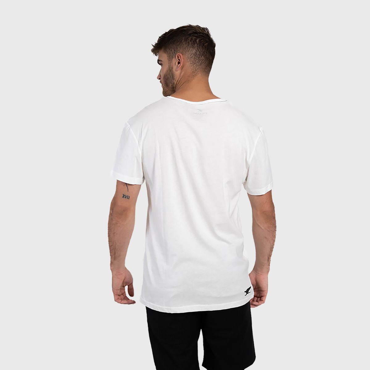 FALCONE - Polera Orgánica Classic Logo V2 Hombre Falcone