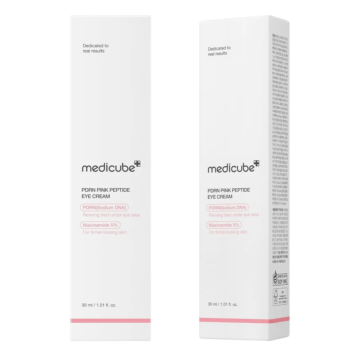 MEDICUBE - Medicube Suero de Ojos con ADN de Salmón PDRN y Péptidos Rosados