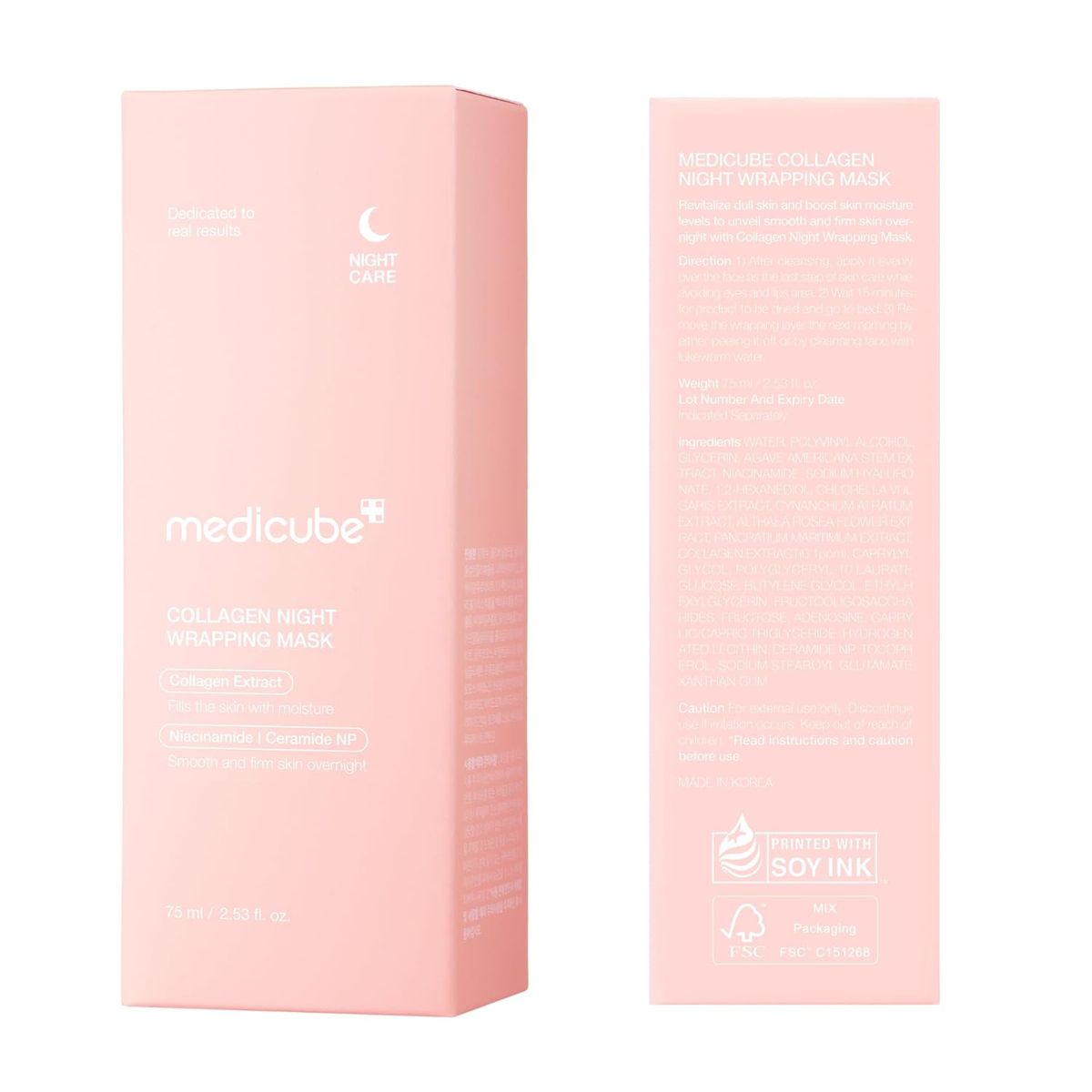 MEDICUBE - Medicube Mascarilla Nocturna Peel-Off de Colágeno