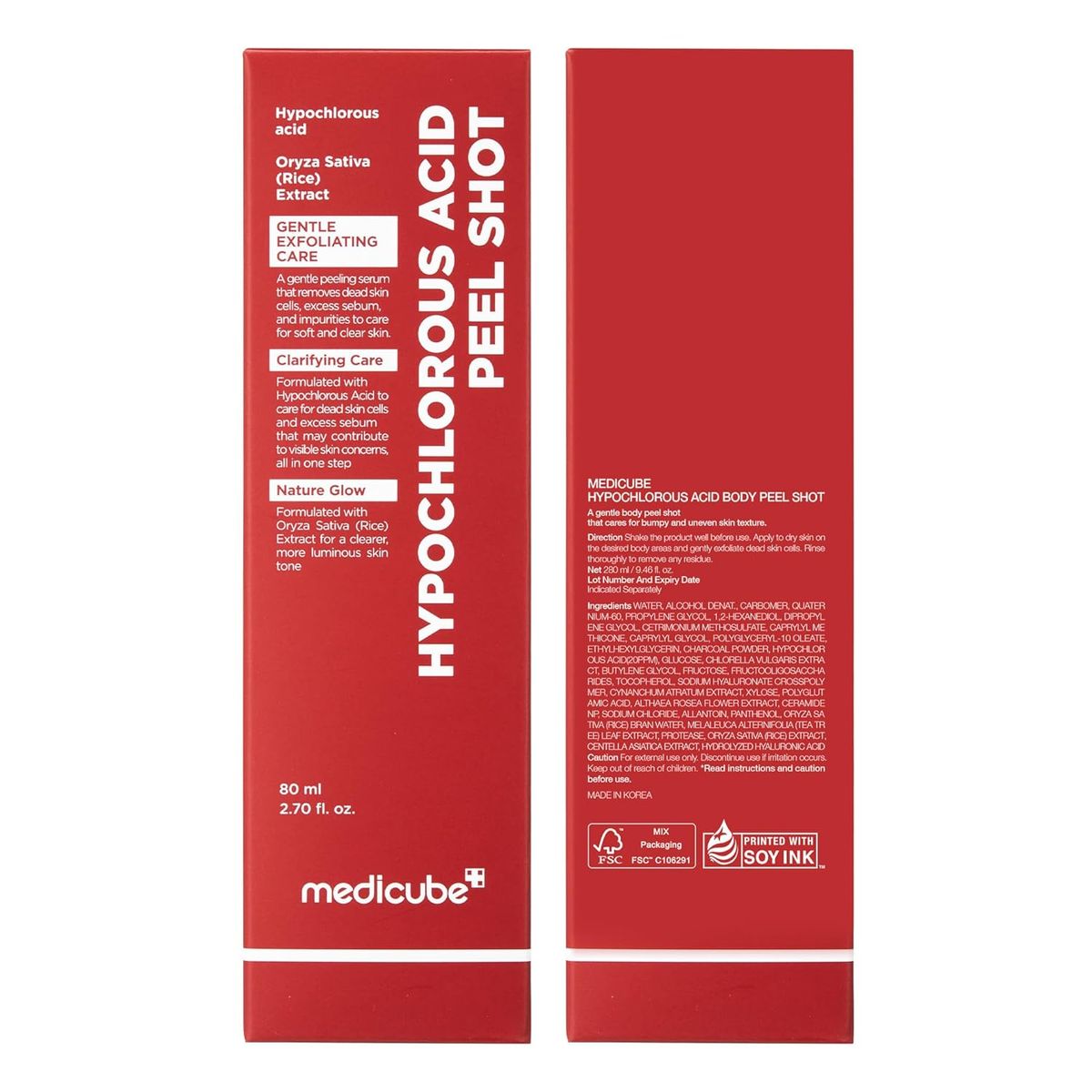 MEDICUBE - Medicube Body Peel Shot con Ácido Hipocloroso