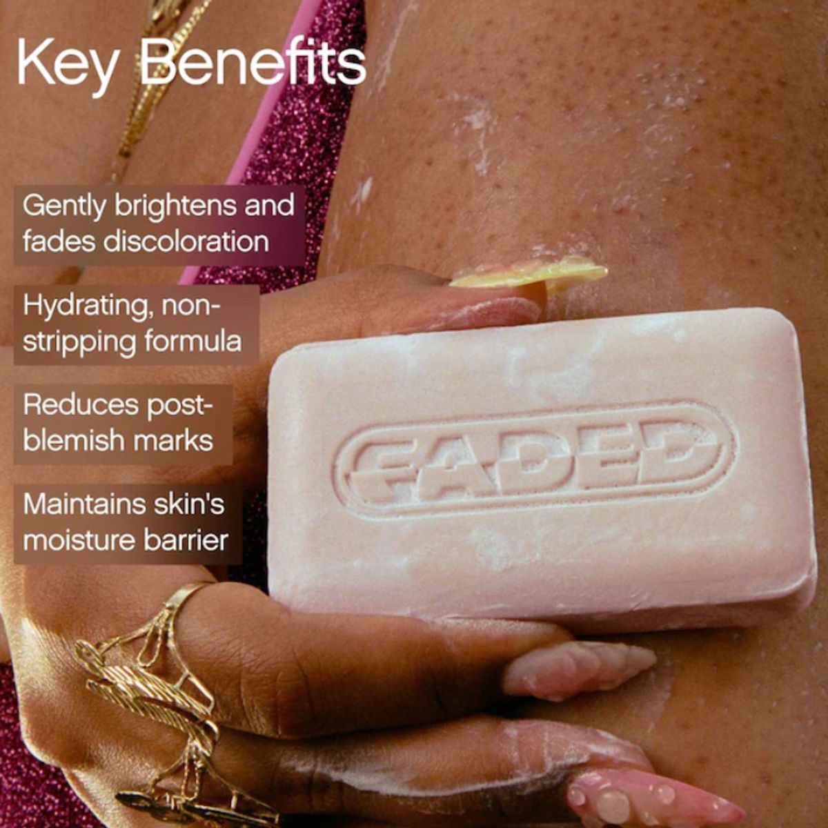 TOPICALS - Jabon en Barra Iluminador para Tono Desigual 2pcs - TOPICALS