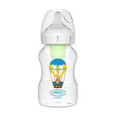 DR BROWNS - Mamadera Dr Brown´s Anticólicos Boca Ancha 330ml Diseño Conejo
