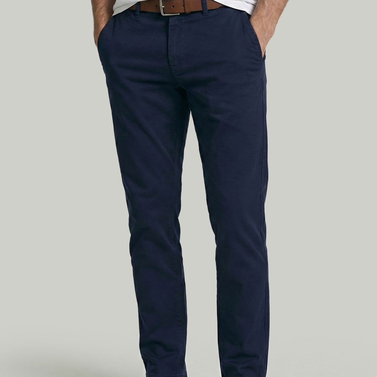 NEW MAN - Pantalon Lille Navy New Man