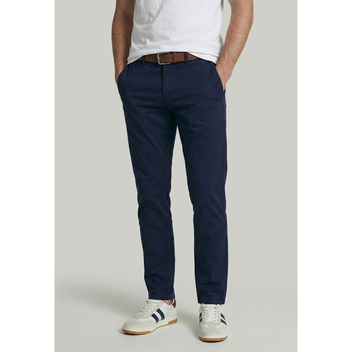 NEW MAN - Pantalon Lille Navy New Man