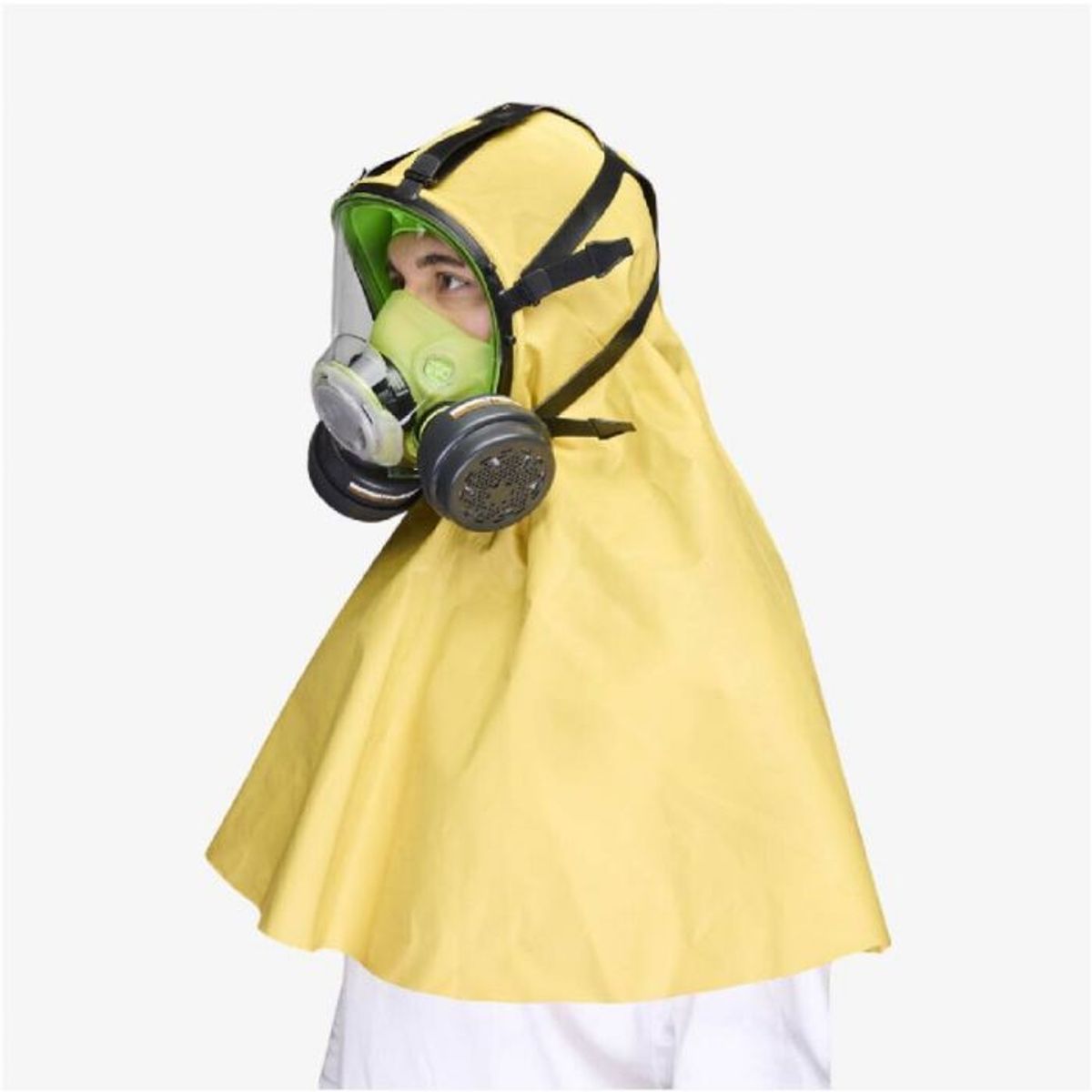 LIBUS - Respirador full face con capucha antiácido 5700C