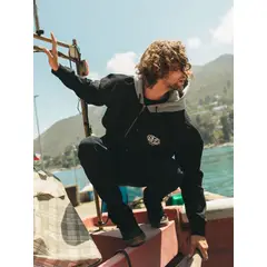 MAUI AND SONS - Poleron FZ Destroy Negro Hombre