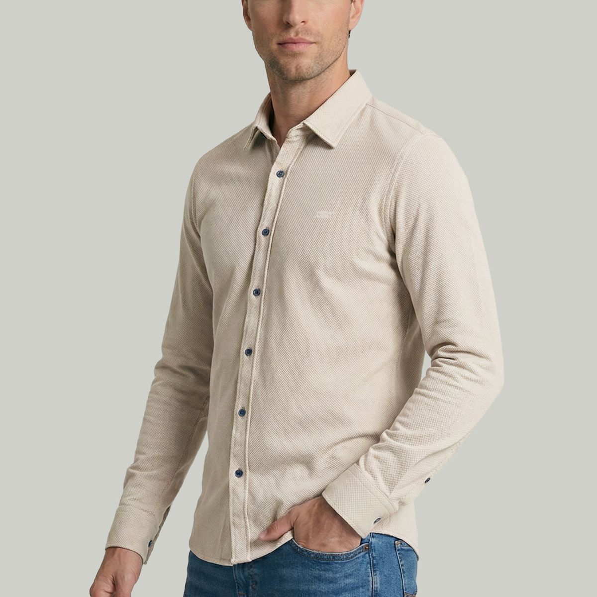 NEW MAN - Camisa Escocia Marble New Man