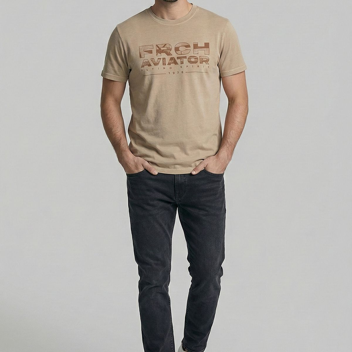 FEROUCH - Polera Berkersfield Beige Ferouch