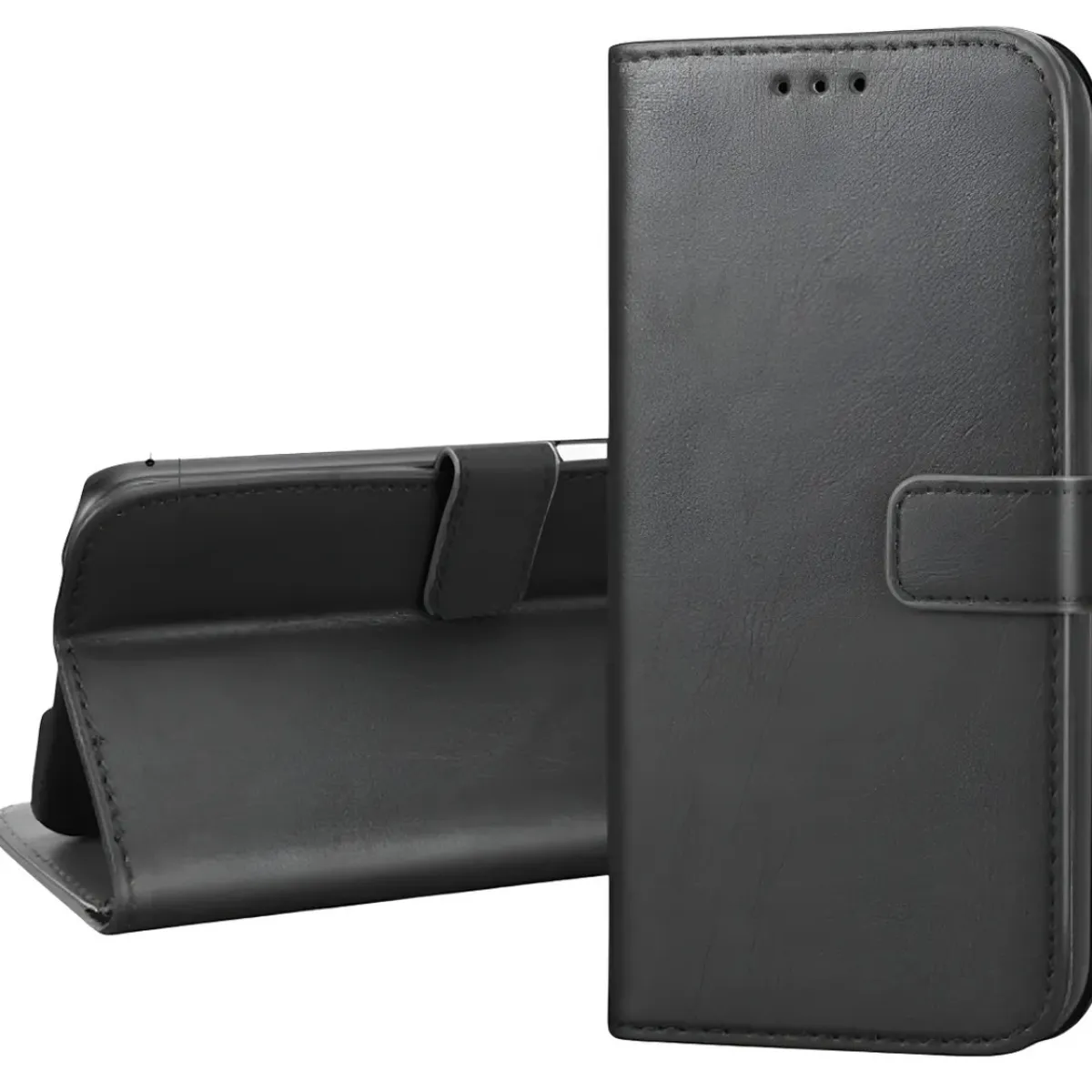 GENERICO - Carcasa Estilo Flip Cover Para IPhone 17 Pro - Negro