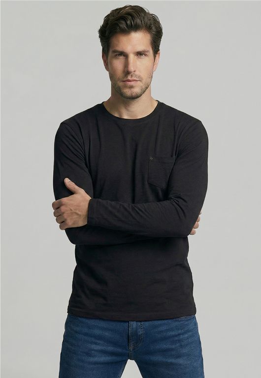 Polera Boston Black Negro S