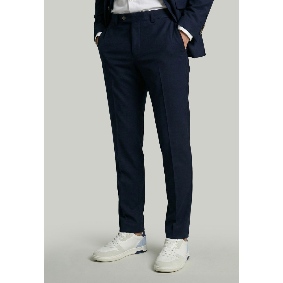 NEW MAN - Pantalón Calamo Navy New Man
