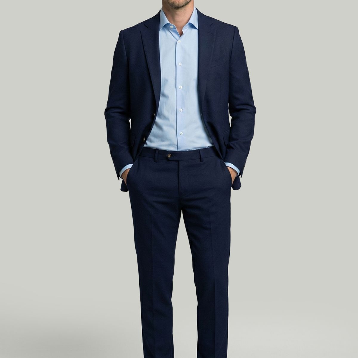 NEW MAN - Pantalón Cierto Navy New Man