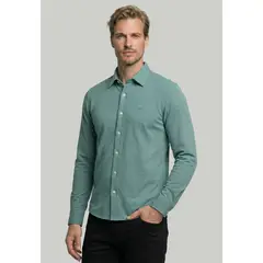 NEW MAN - Camisa Escocia Lt Green
