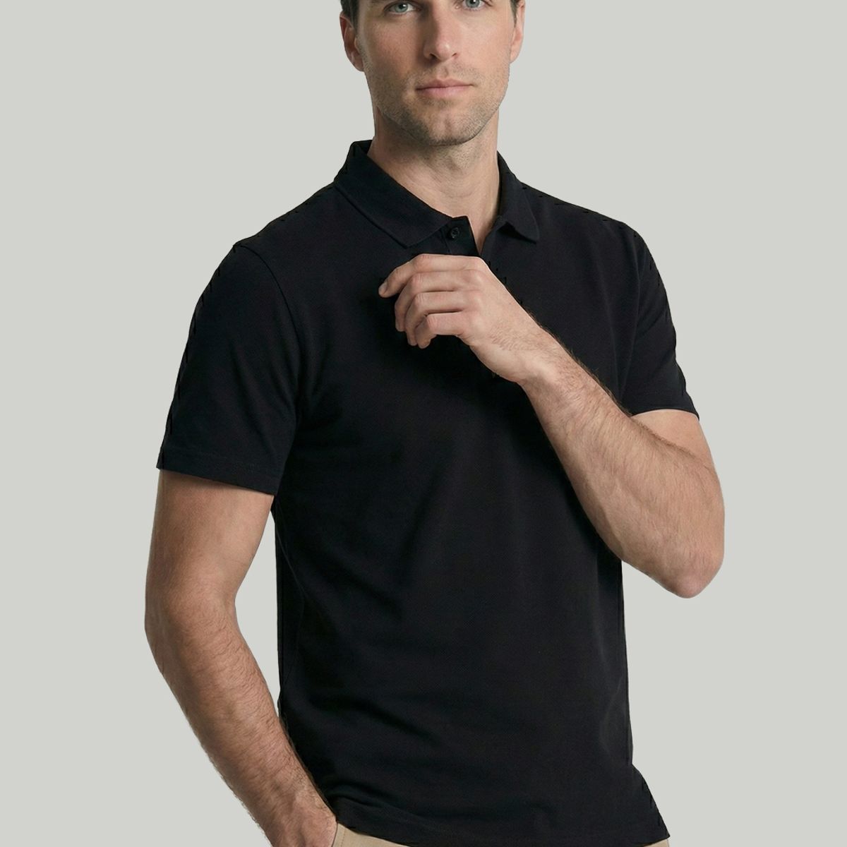 NEW MAN - Polo Cadiz Black New Man