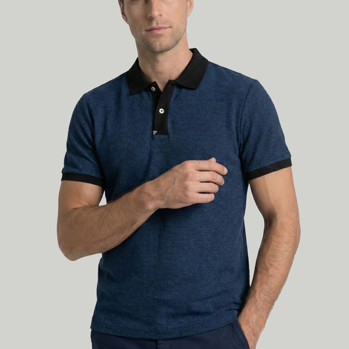 NEW MAN - Polo Merida Navy New Man