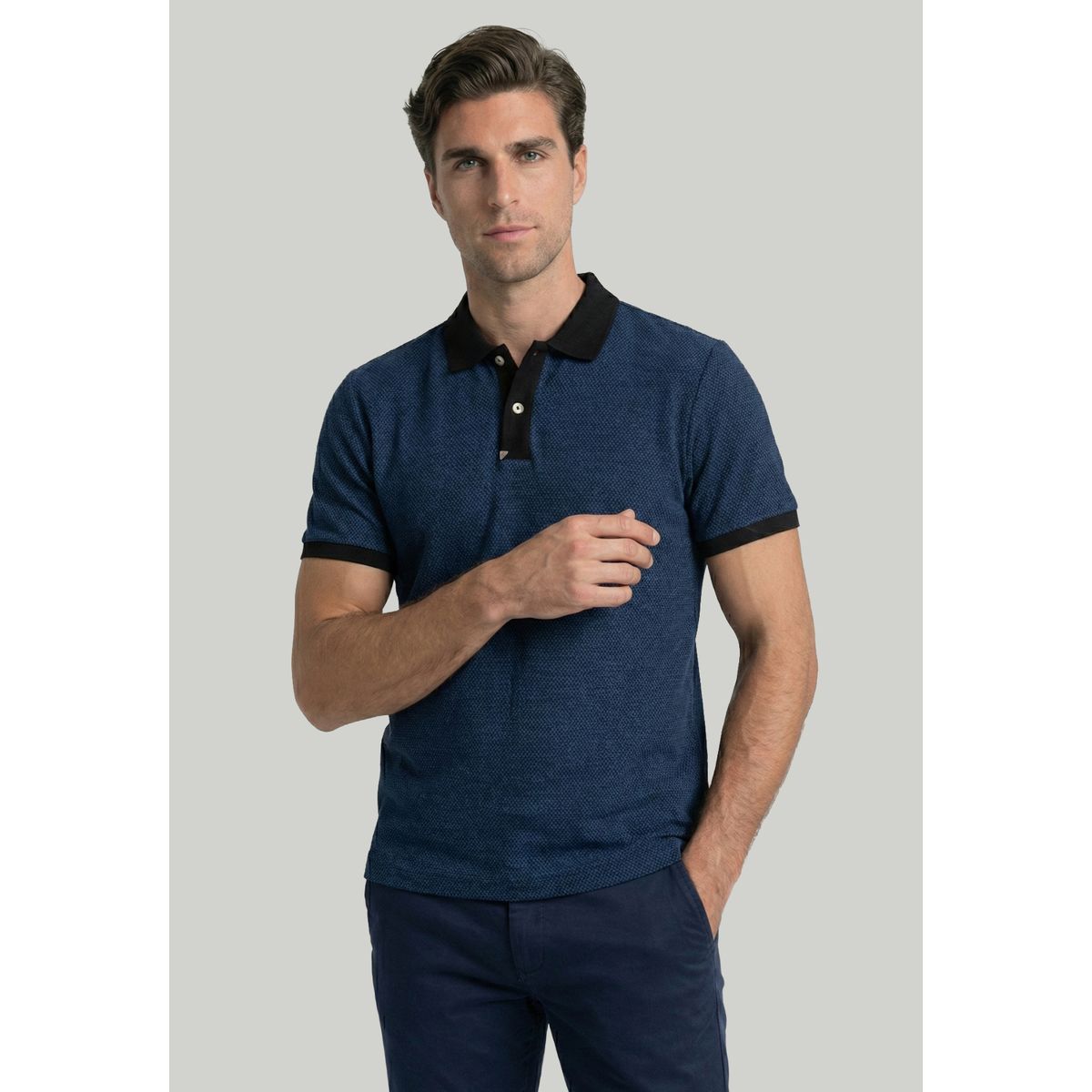 NEW MAN - Polo Merida Navy New Man