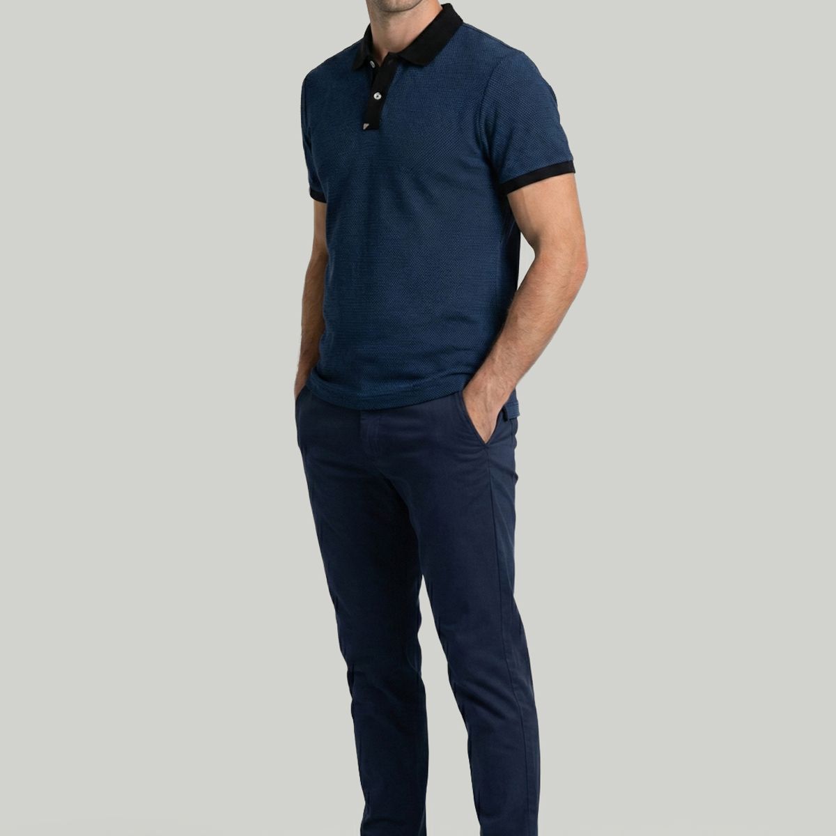 NEW MAN - Polo Merida Navy New Man
