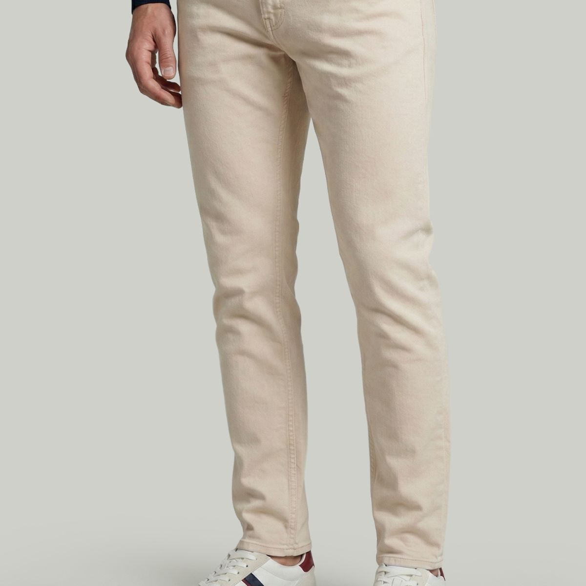 NEW MAN - Jeans Palma Ecru New Man