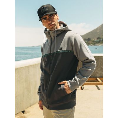 Imagen 1 del producto Poleron FZ Solara Gris Hombre