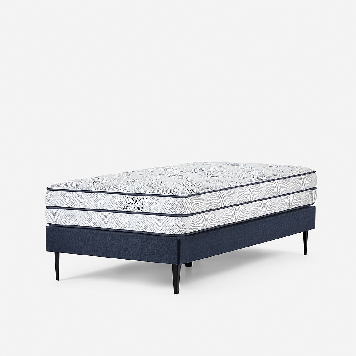 ROSEN - Cama Autonomy Sky 1 Plaza + Respaldo Maura