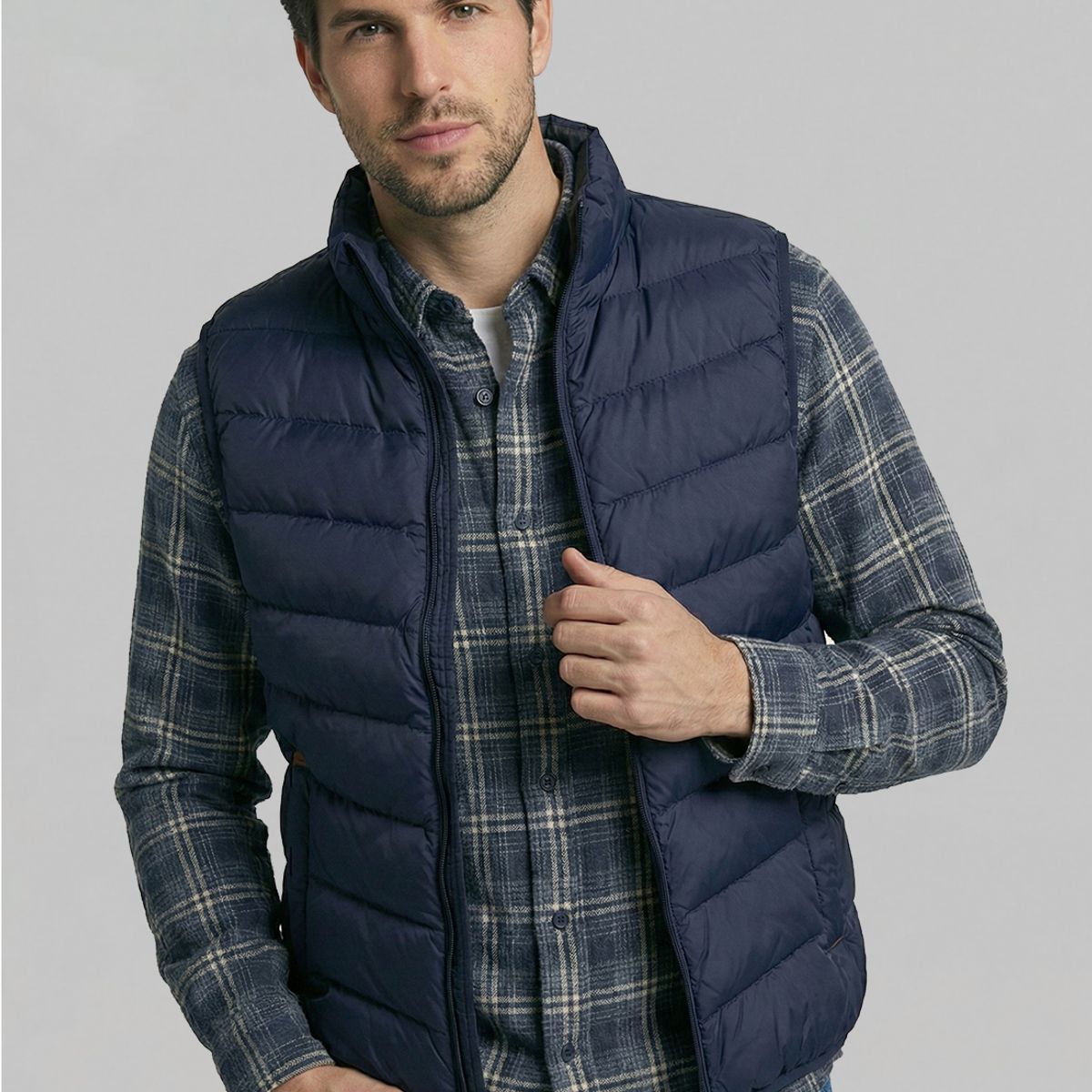 FEROUCH - Vest Daytona Quilted Navy Ferouch
